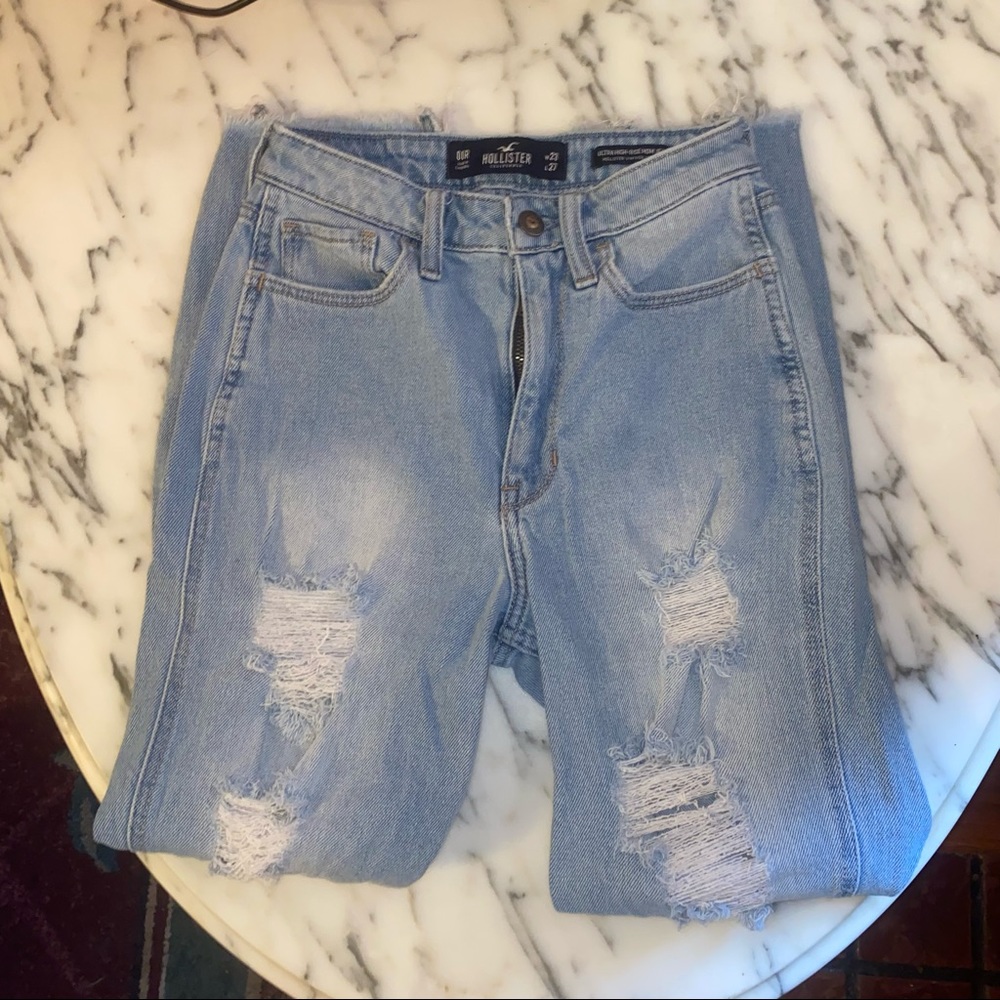 *donated* Hollister Ultra High-Rise Mom Jeans